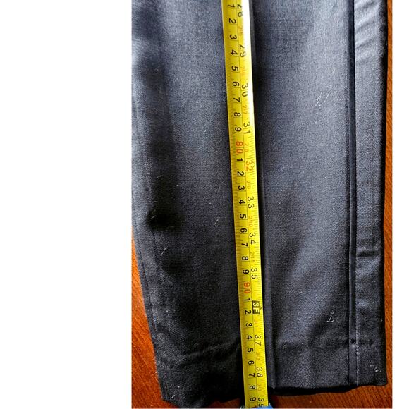 Tory Burch Wool Black Pants Trousers, Side Panel, Stretch Waist, Sz 8, NWOT - Picture 9 of 10